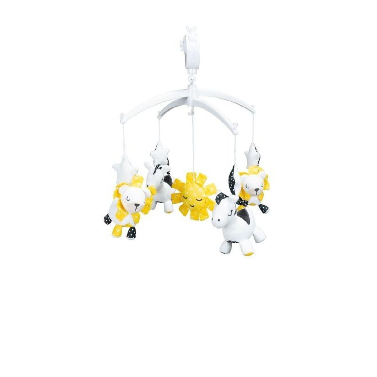 Karuzela z pozytywką pluszowe zwierzątka PLUCHE ET POMPON Sauthon