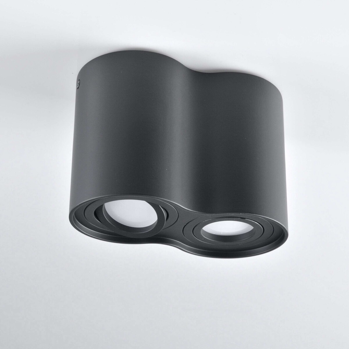 LAMPA sufitowa HADAR R2 313164 Polux metalowa OPRAWA regulowana downlight tuby czarne