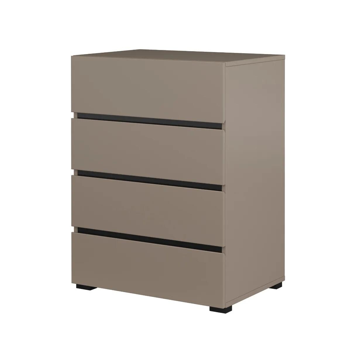 Komoda CROSS 4S 60cm congo/czarna