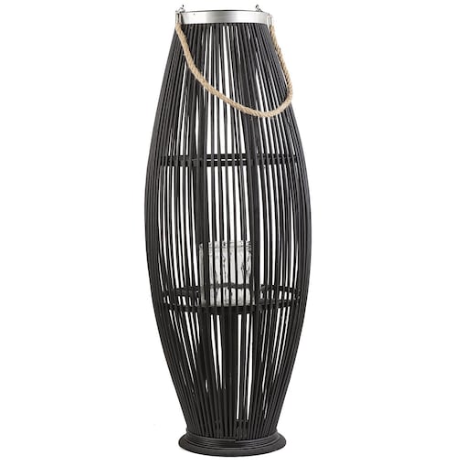 Lampion TAHITI Bambus 84 cm Czarny