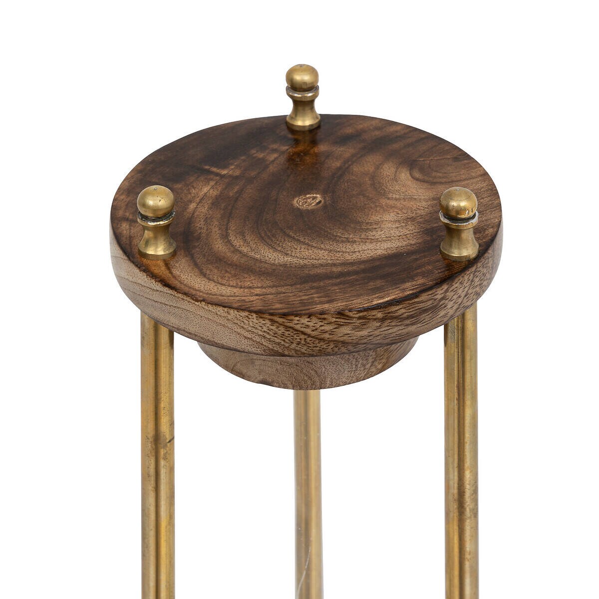 Klepsydra piaskowa z drewna mango SARAH, wys. 37,5 cm