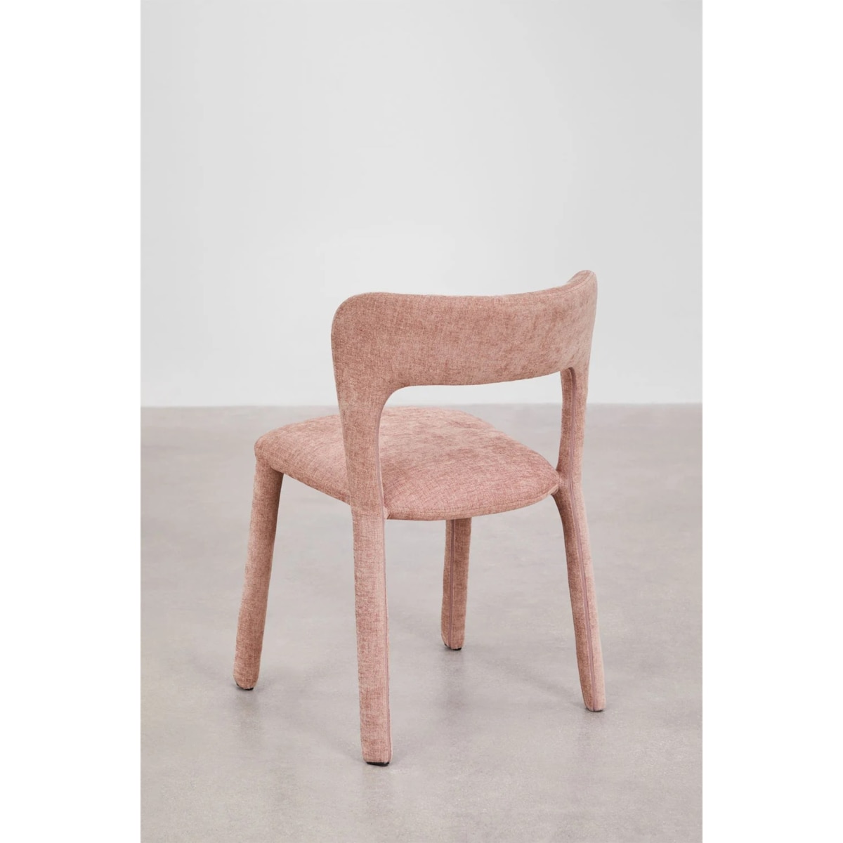 Krzesło do jadalni tapicerowane Brussels różowe