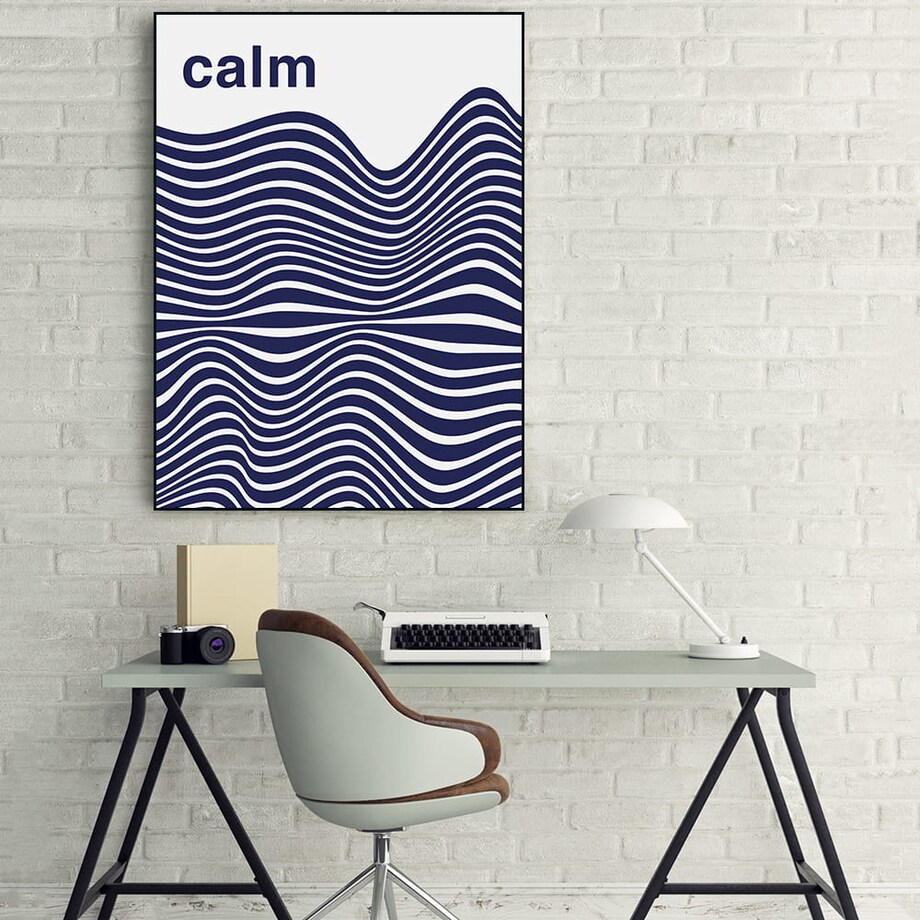 plakat calm 50x70 cm