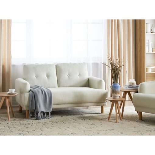 Sofa 2-osobowa złamana biel TUVE