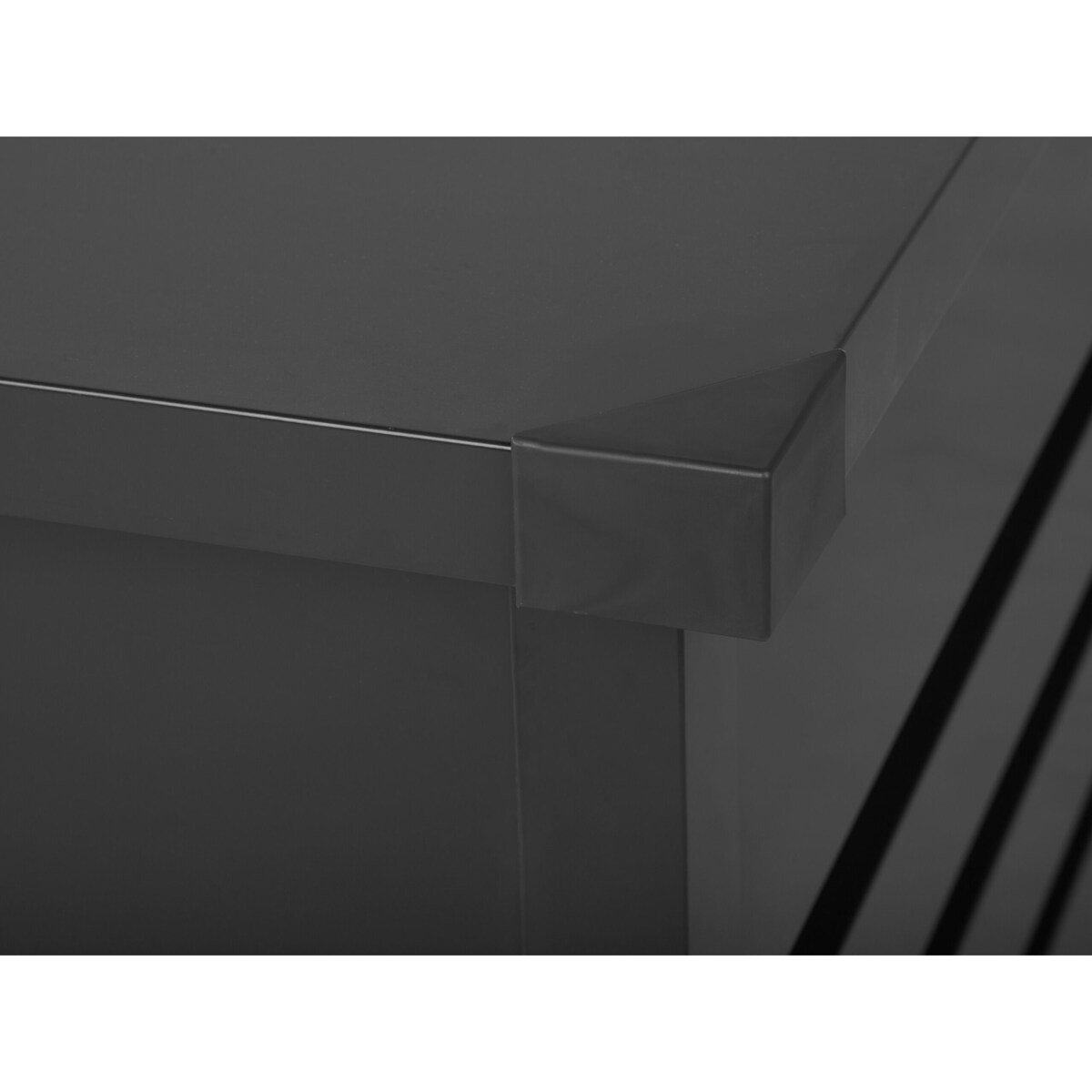 Skrzynia ogrodowa metalowa 300 l ciemnoszara CEBROSA