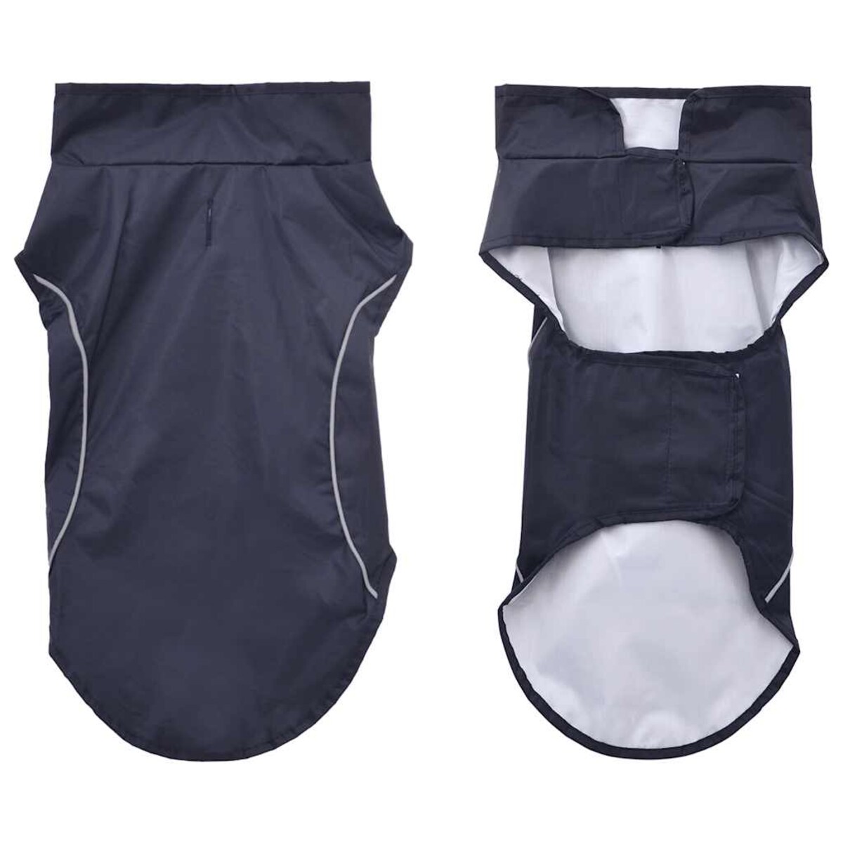 vidaXL Płaszcz przeciwdeszczowy dla psa z odblaskowymi paskami