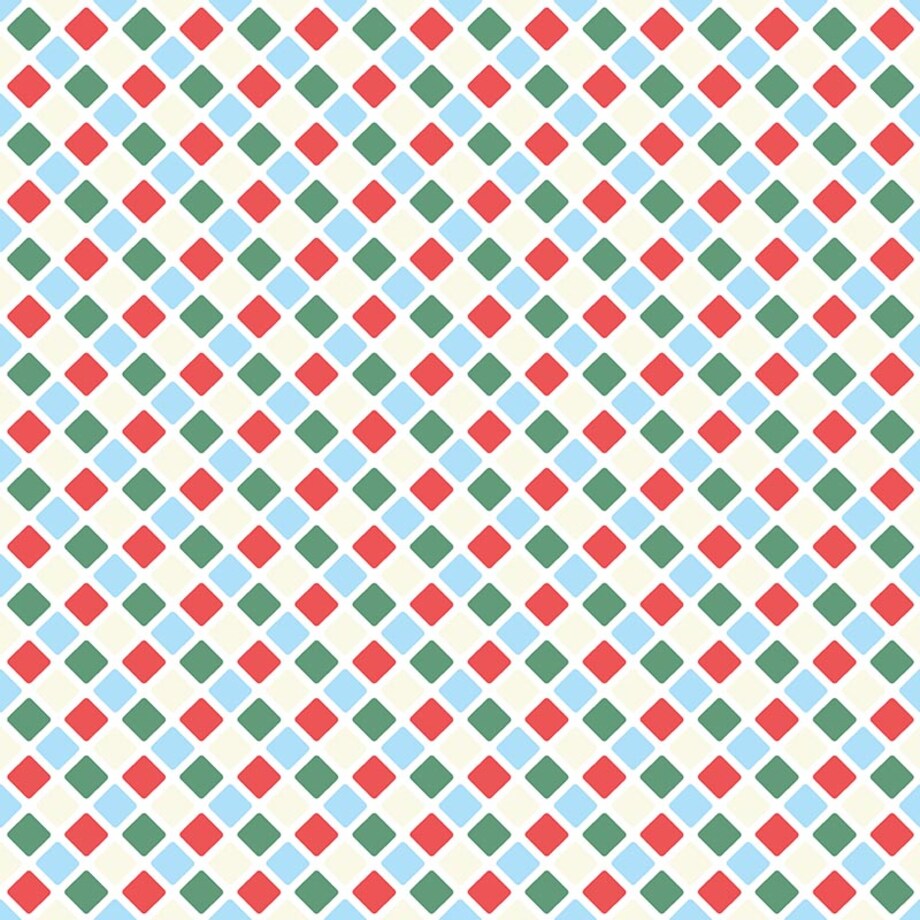 Bieżnik świąteczny - Świąteczna kratka - 40x180