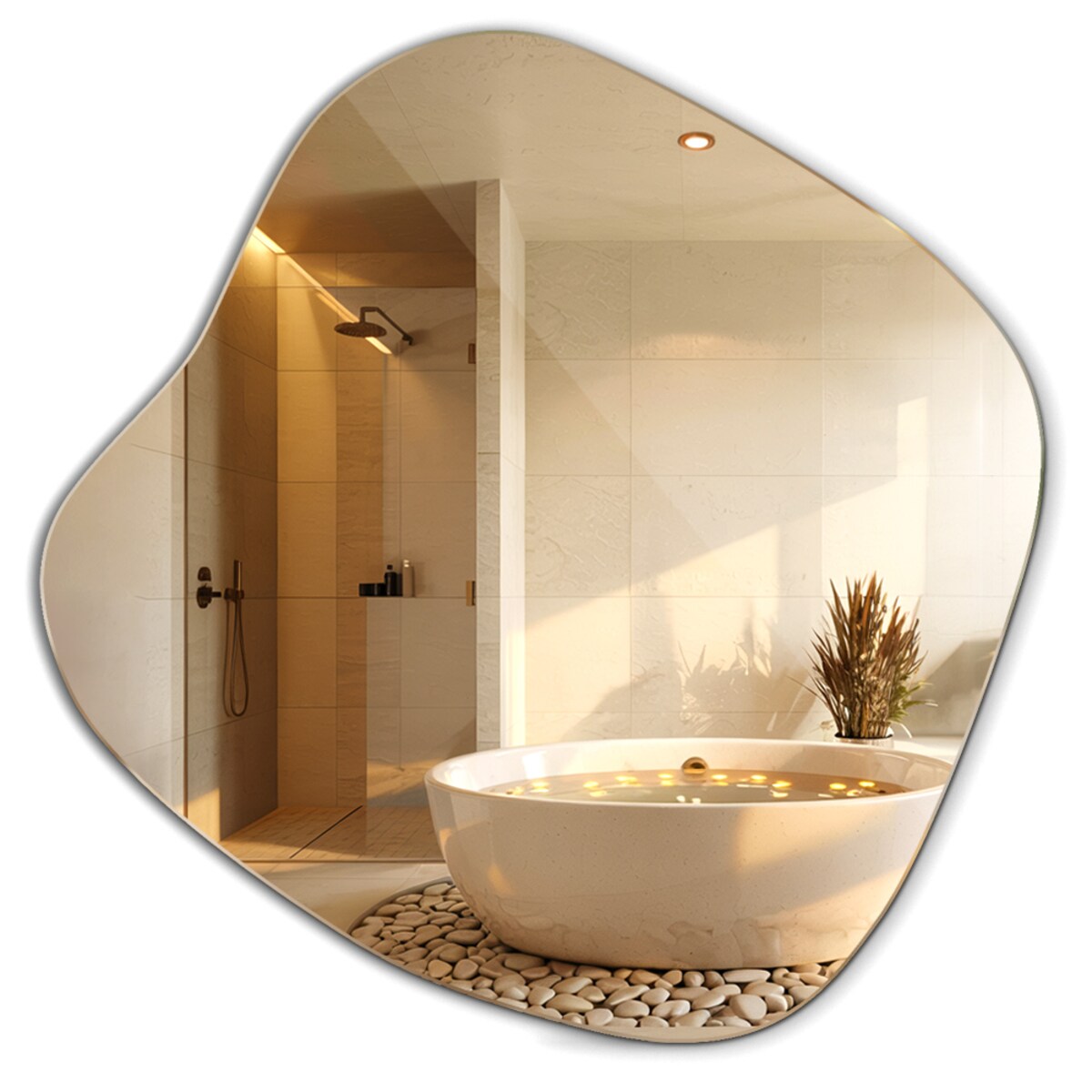 Lustro Nieregularne Plama 67,6x67 cm