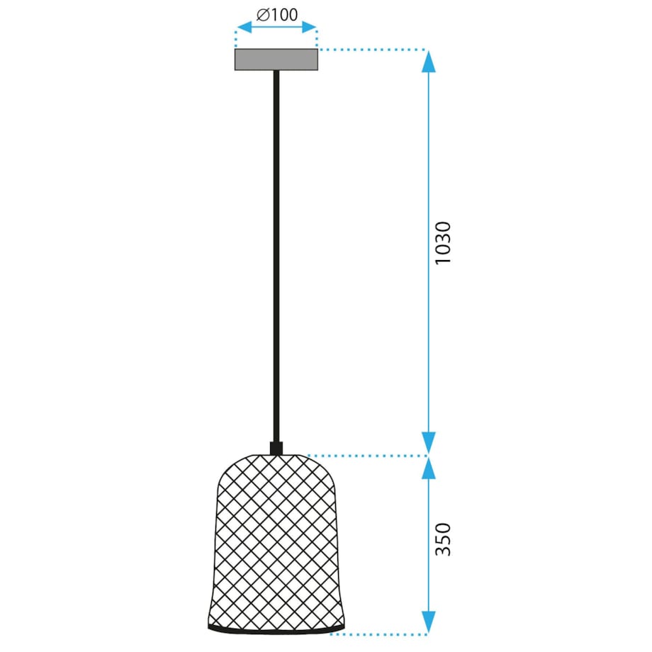 Lampa Wisząca Boho APP1335-1CP