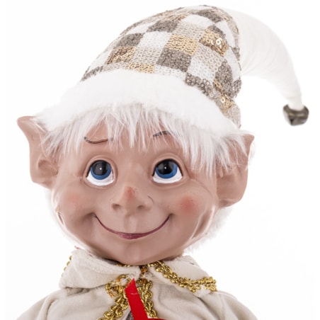 Dekoracja - figurka ELFIK 62x17x36 cm uśmiechnięty