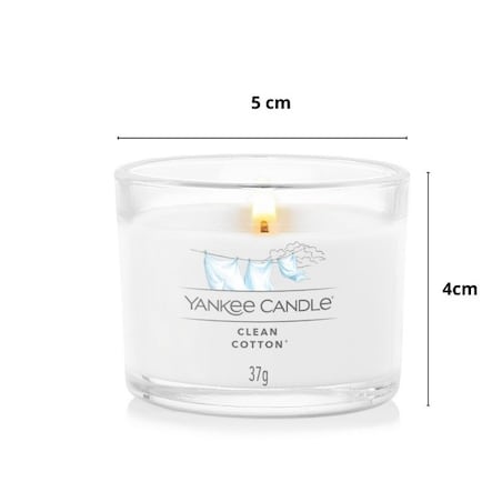 Yankee Candle świeca mini CLEAN COTTON