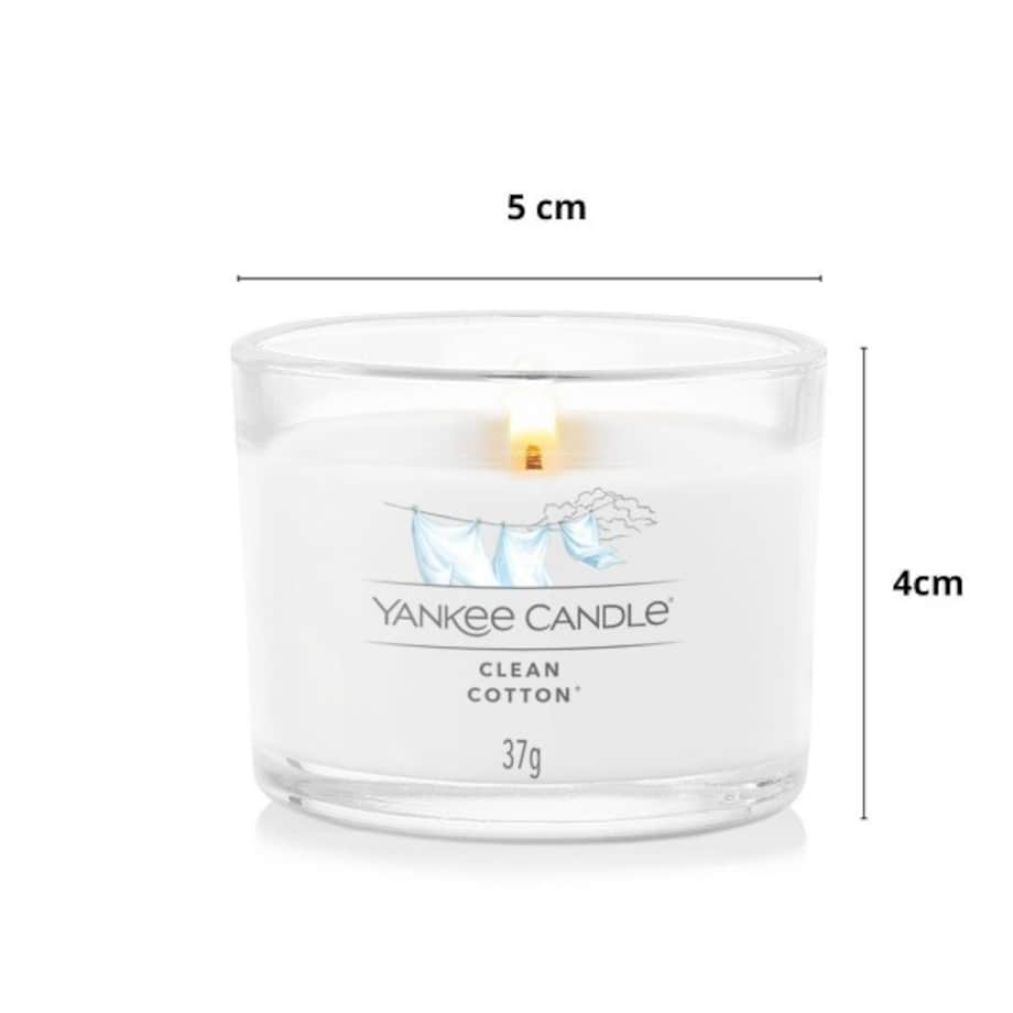 Yankee Candle świeca mini CLEAN COTTON