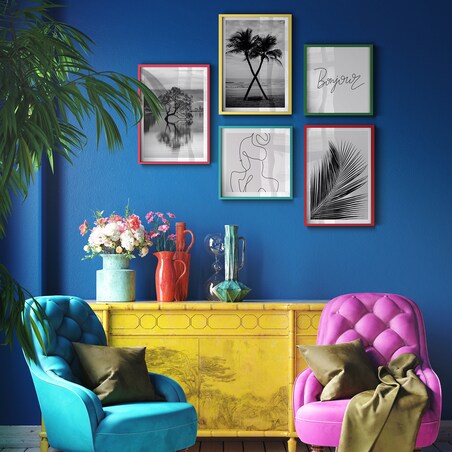 Ramki 15x21, różowa ramka, ramki dla zdieci, ramki na zdjęcia, Knor - nowoczesne ramki