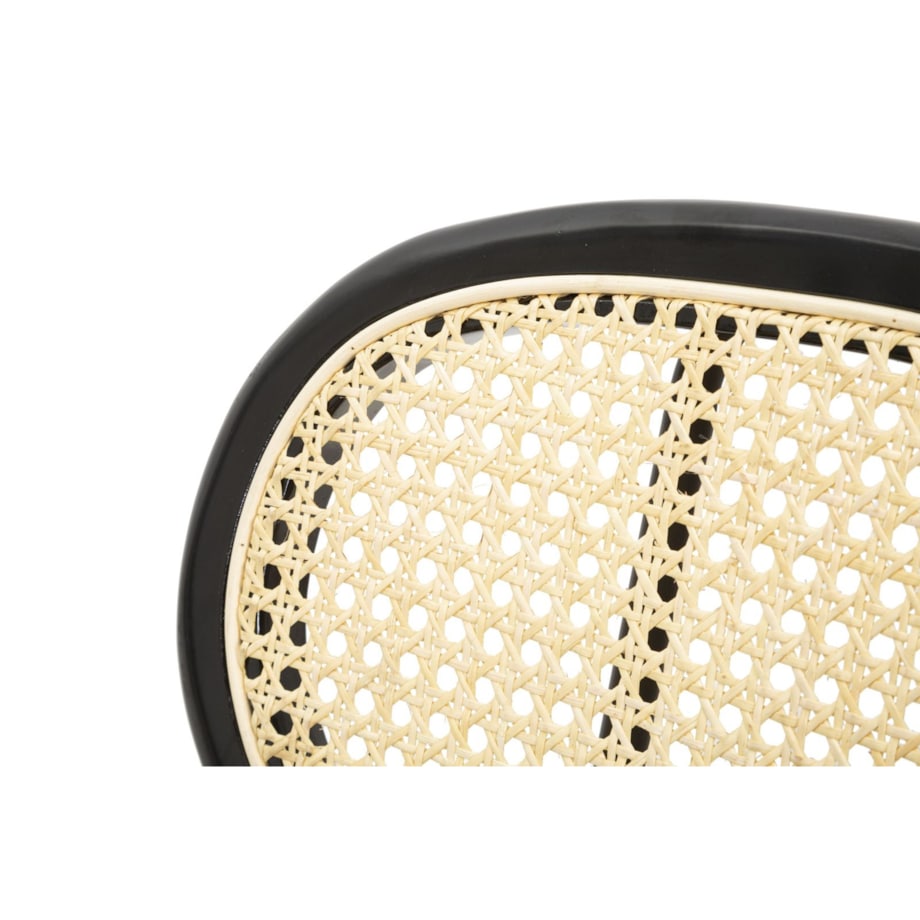 Krzesło barowe z plecionką wiedeńską Osaka