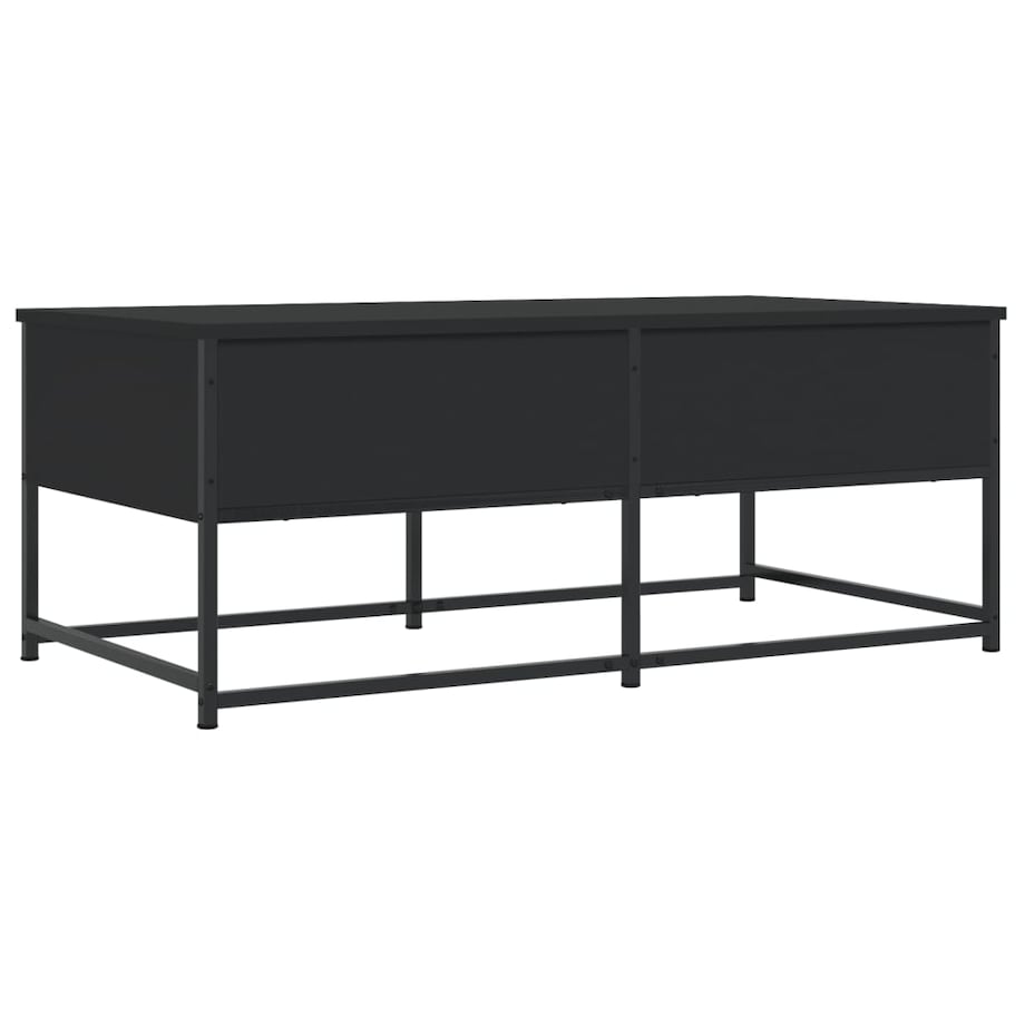 vidaXL Stolik kawowy, czarny 100x51x40 cm, materiał drewnopochodny
