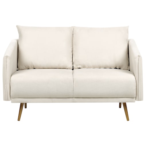 Sofa dla 2 osób MAURA Jasnobeżowy
