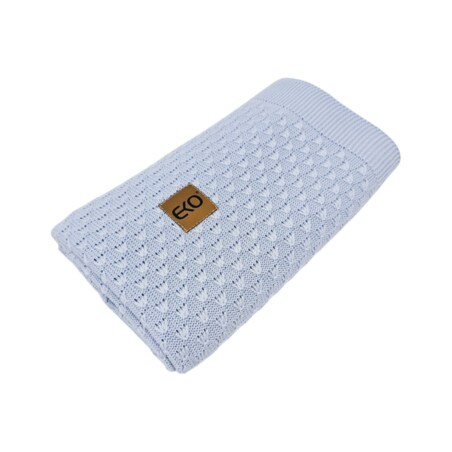 Kocyk bambusowy dla dziecka BŁĘKIT