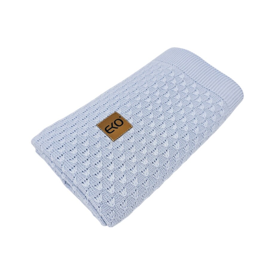 Kocyk bambusowy dla dziecka BŁĘKIT