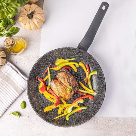 Patelnia z powłoką marmurową 28cm indukcja KLAUSBERG