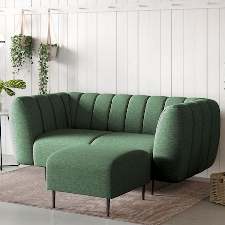 Shel Puf - ciemnozielony