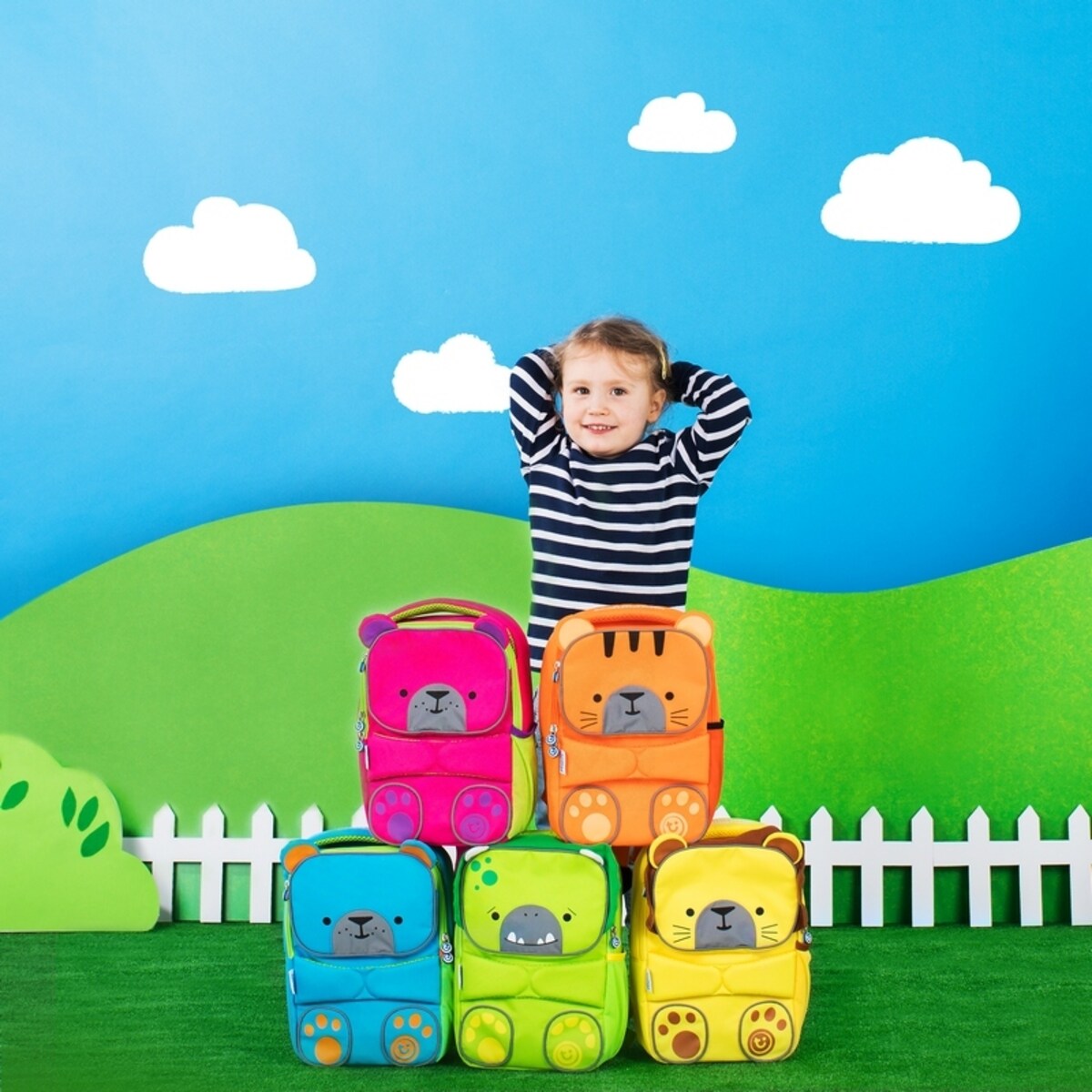Plecak Toddlepak Trunki Lew Leeroy - żółty