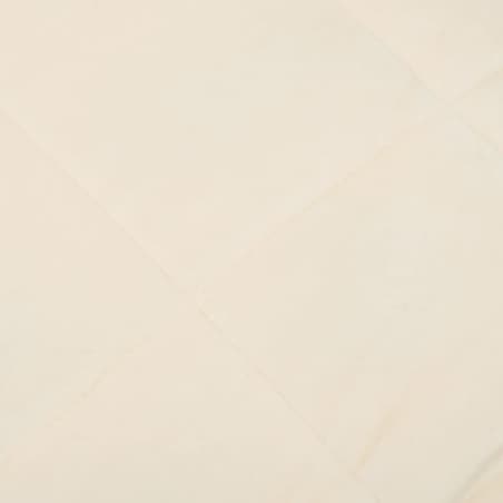 vidaXL Koc obciążeniowy, kremowy, 220x235 cm, 11 kg, tkanina