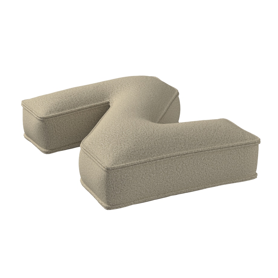 Poduszka literka Z, jasny beż, 35x40cm, Boucle