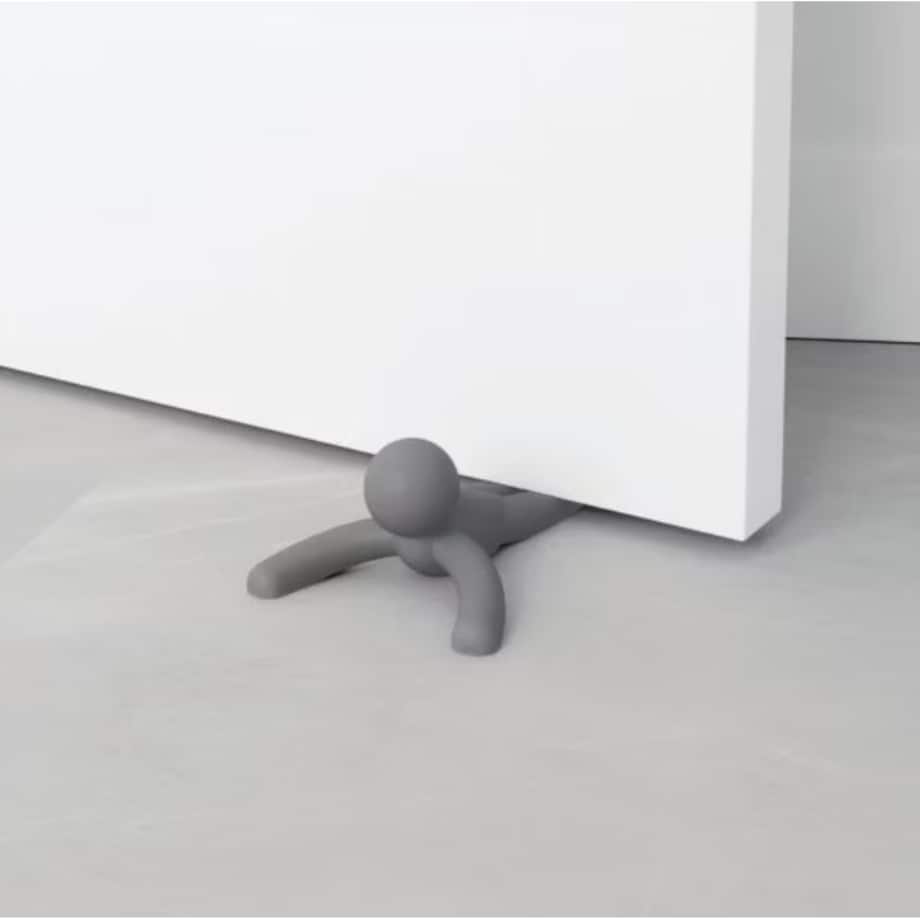 Zestaw 2 stoperów do drzwi (szarych) Buddy Umbra