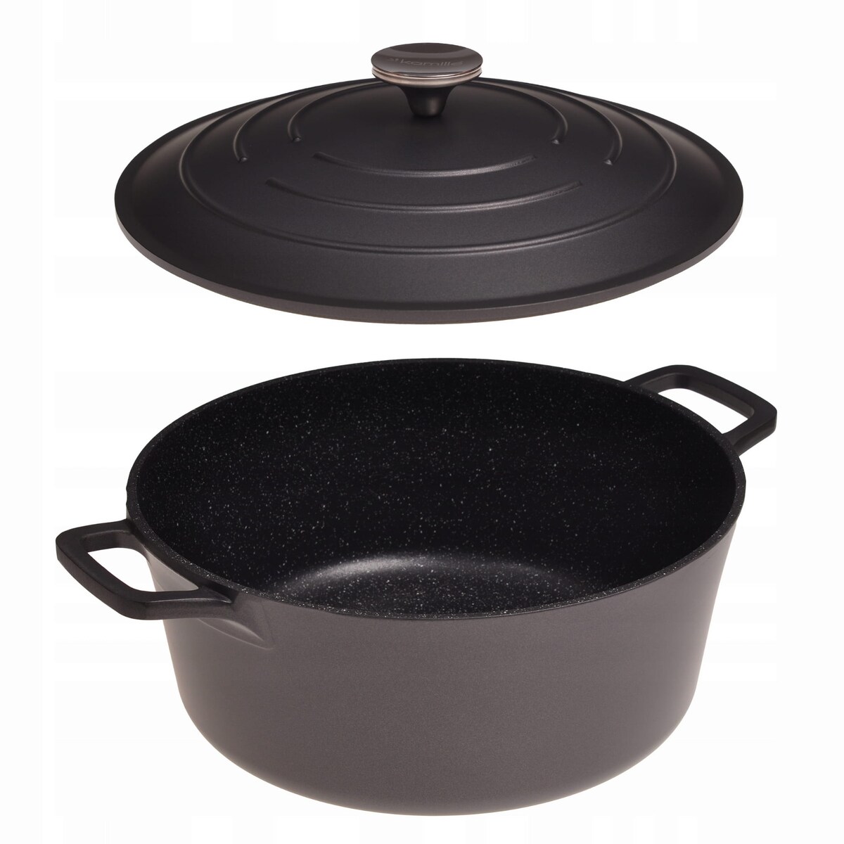 Garnek brytfanna kociołek z powłoką marmurową 6.5L KAMILLE