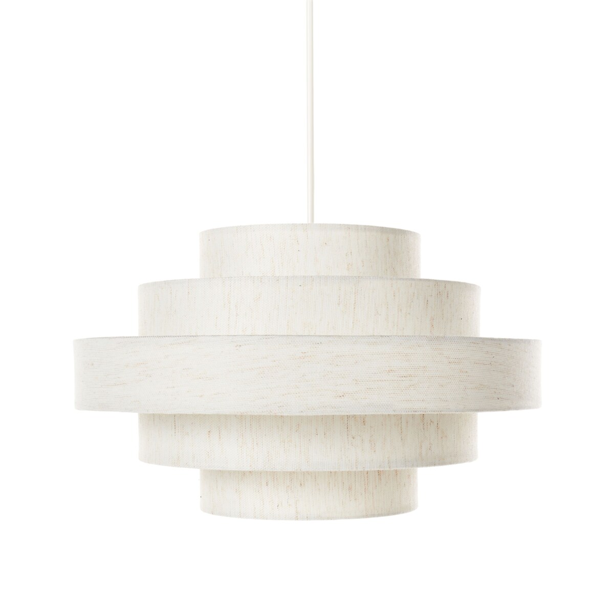 Lampa wisząca EREBATO Len Złamana biel