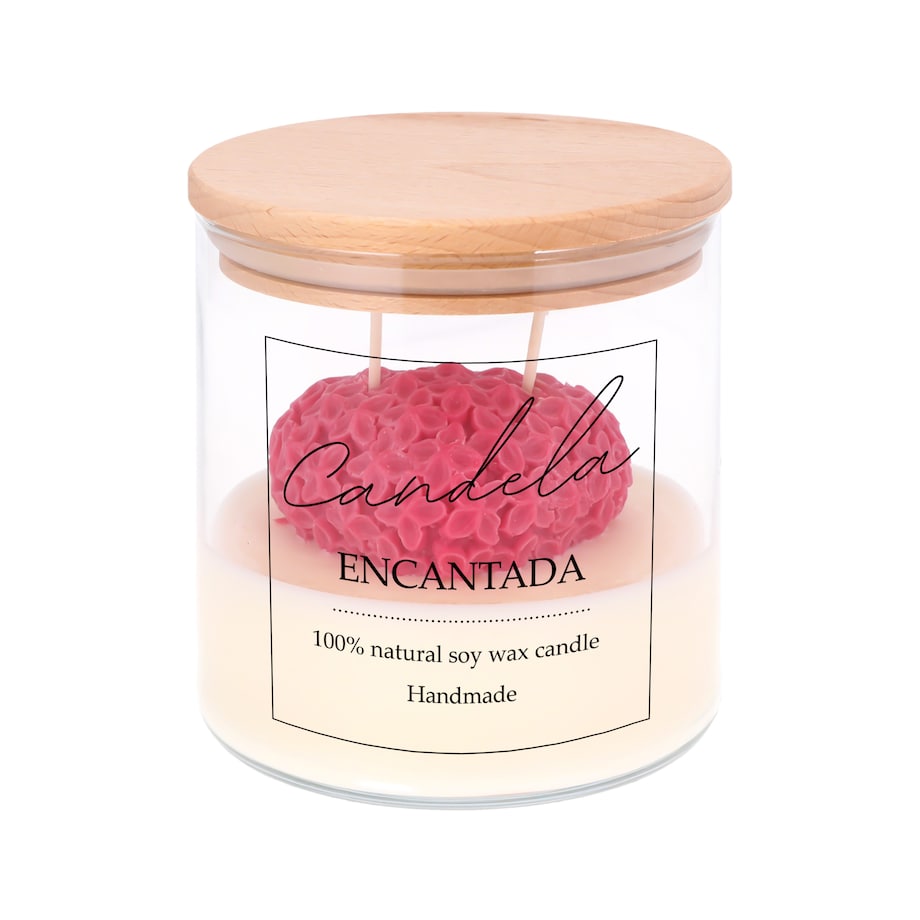 Świeca sojowa ZAPACHOWA świeczka SERCE handmade prezent CANDELA ENCANTADA