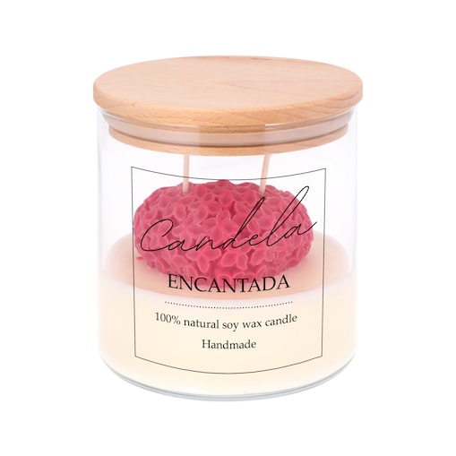 Świeca sojowa ZAPACHOWA świeczka SERCE handmade prezent CANDELA ENCANTADA