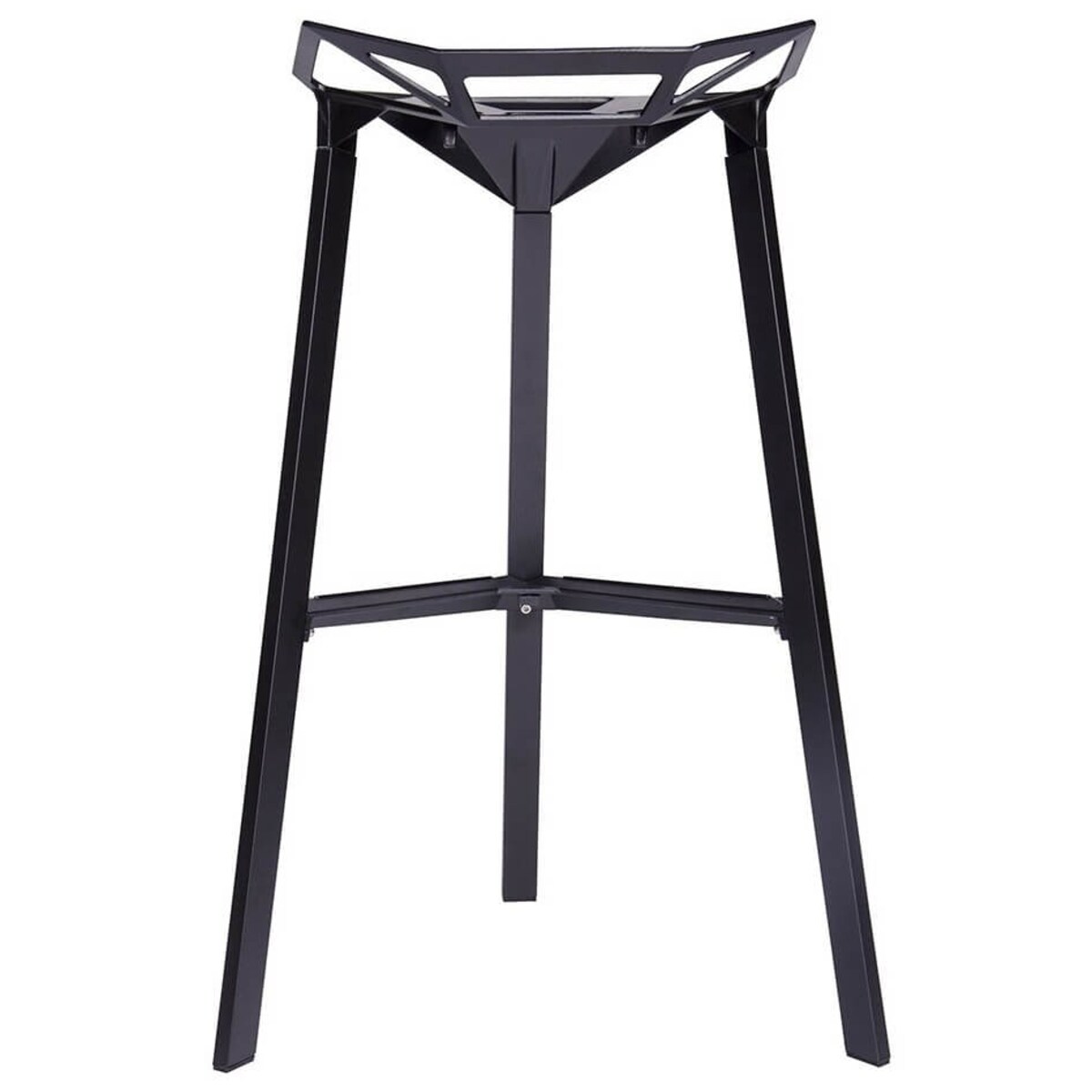 Nowoczesny hoker Split Premium czarny minimalistyczny