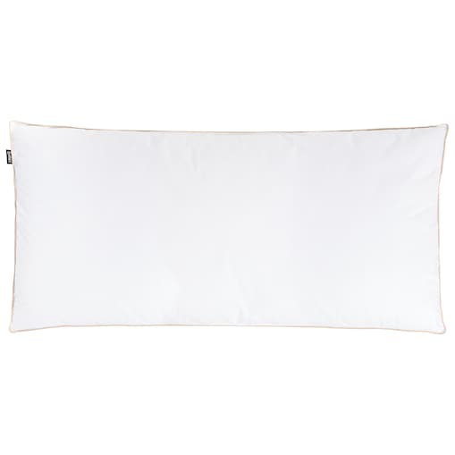 Poduszka trzykomorowa ETNA Wysoka Kacze pióra i puch 40 x 80 cm Biały