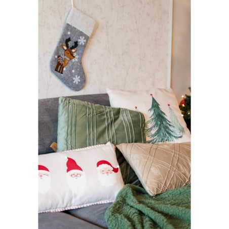 Skarpeta świąteczna na kominek, 25 x 39,5 cm