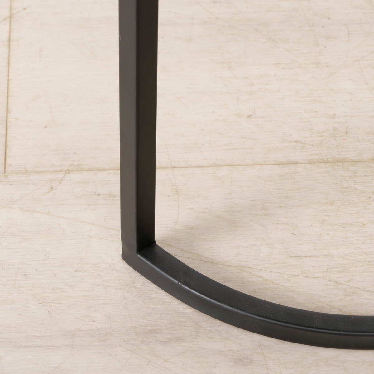 Zestaw dwóch stolików kawowych JERRY, łezka, metalowych