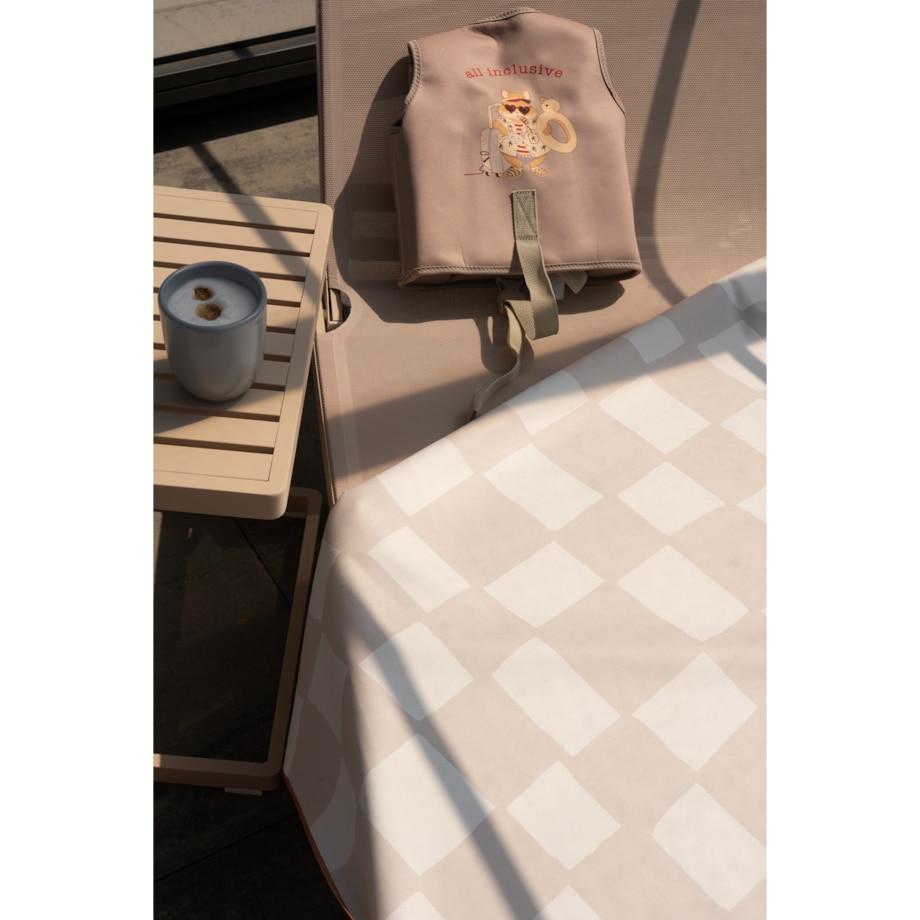 Ręcznik kąpielowy OLYA KIDS wzór CHESS PINK BEIGE XL 180x160cm