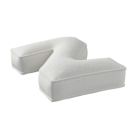 Poduszka literka Z, biały, 35x40cm, Boucle