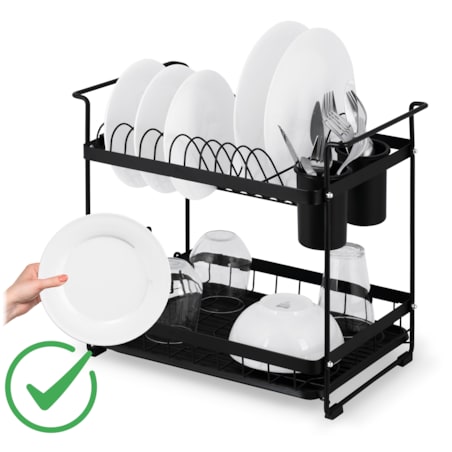 Suszarka do naczyń dwupoziomowa, ociekasz, Massido