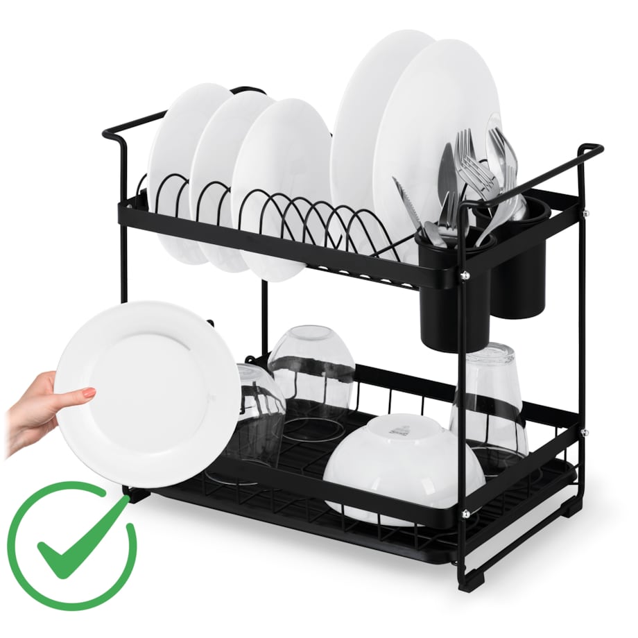 Suszarka do naczyń dwupoziomowa, ociekasz, Massido