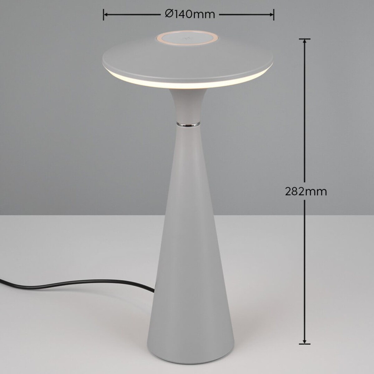 Stojąca lampa ledowa Torrez R57726177 RL Light LED 2W 3000-5000K IP44 szara