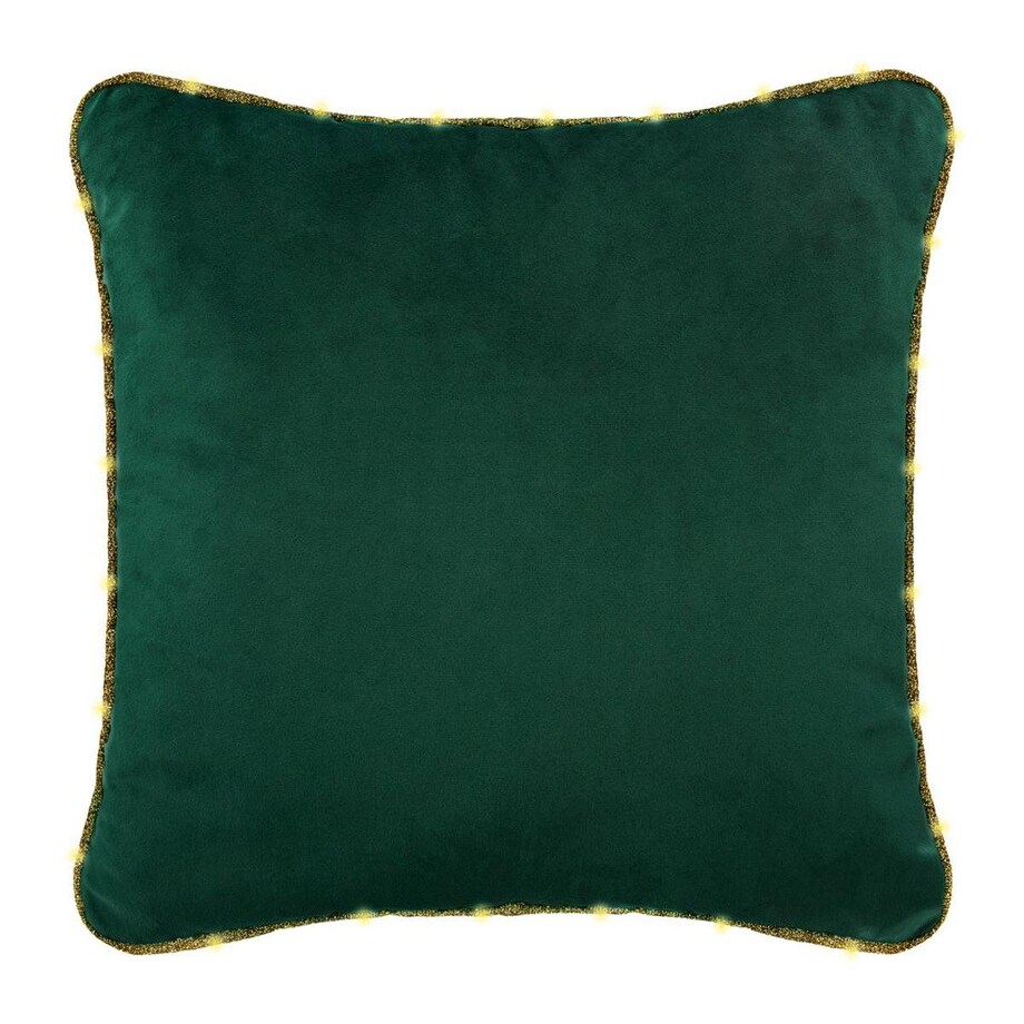 Poduszka aksamitna z podświetleniem LED, 40 40 cm