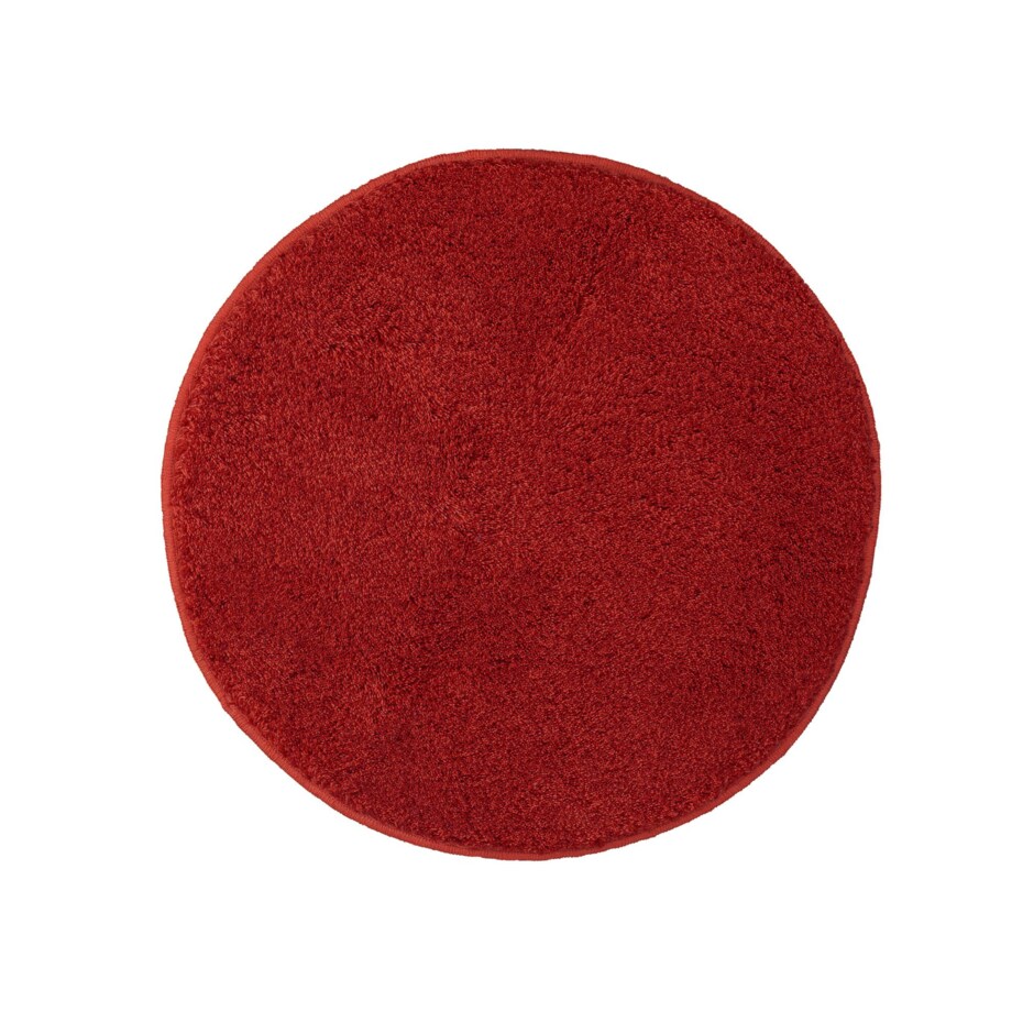 Kleine Wolke Relax Dywanik łazienkowy czerwony 100 cm okrągły