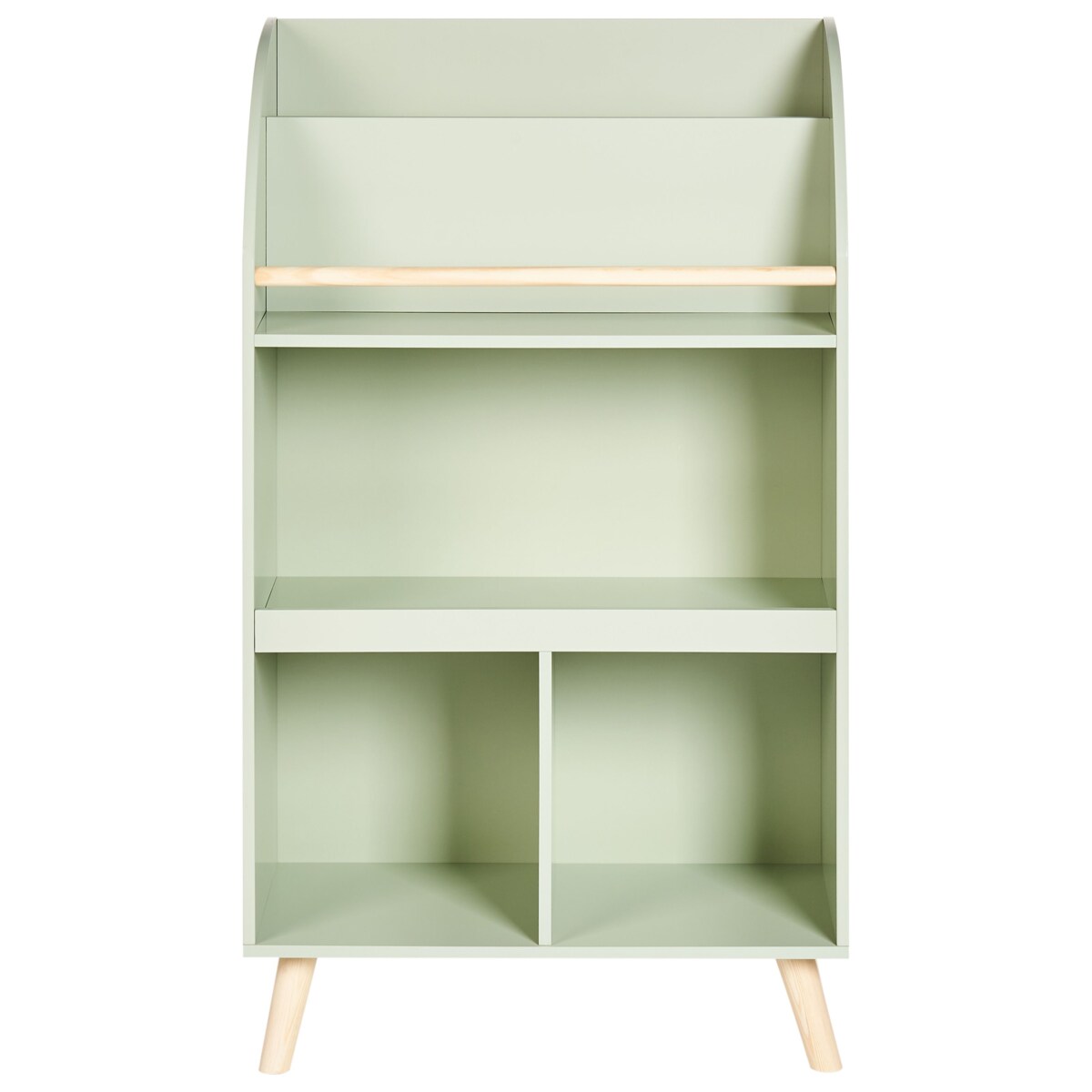 Regał 3 półki MDF Jasnozielony LILOET
