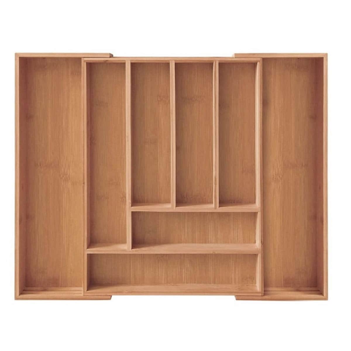 Wkład organizer do szuflady na sztućce rozkładany 31,5-52x43x5 cm KRISBERG