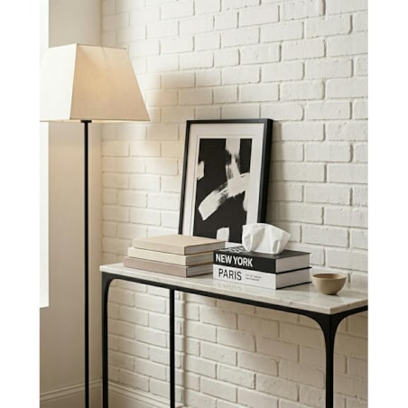 Pojemnik pudełko na chusteczki SHP BOOKER biały / czarny