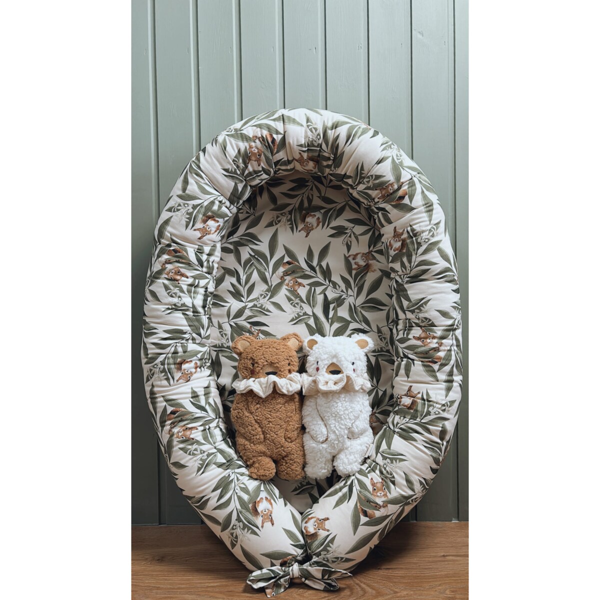 Przytulanka misiek z frotką camel