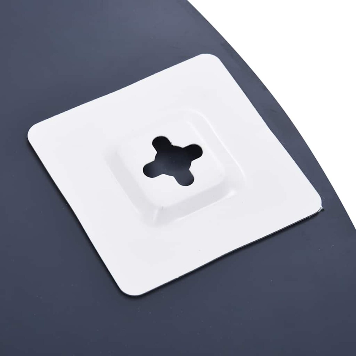 vidaXL Lustro ścienne z półką, 50x60 cm, hartowane szkło