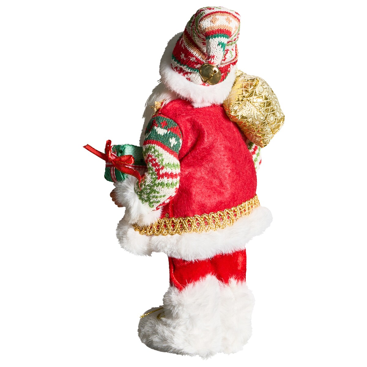 Dekoracja świąteczna MOSVATN Mikołaj 37 cm Czerwony/ zielony