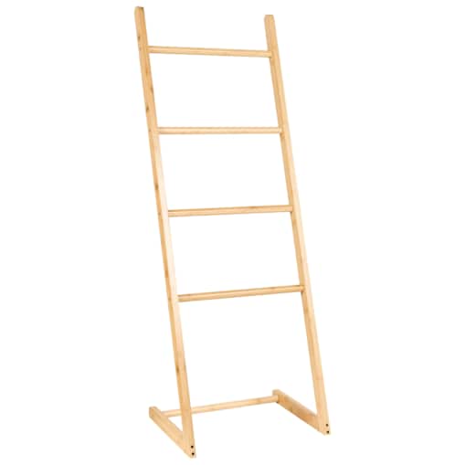 Wieszak na ręczniki ZAPALLAR Drewno bambusowe Jasnobrązowy